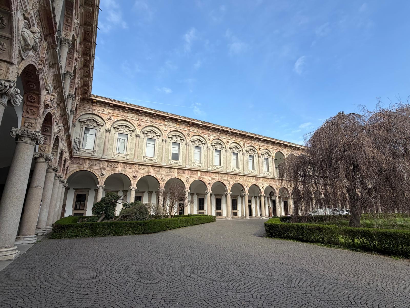 University of Milan - La Statale courtyard
